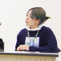 N.I｜3年｜映｜星槎国際高校出身｜映像制作会社 映像ディレクター内定<br>デザインに対する考え方、見た目の装飾的なことを考えるのではなく、余白もデザインの一部であったり、情報を整理し、どう伝えるのかが大切だということを学んだ気がします。