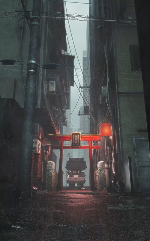 「祠」第12回全国専門学校CG作品コンテストグランプリ受賞